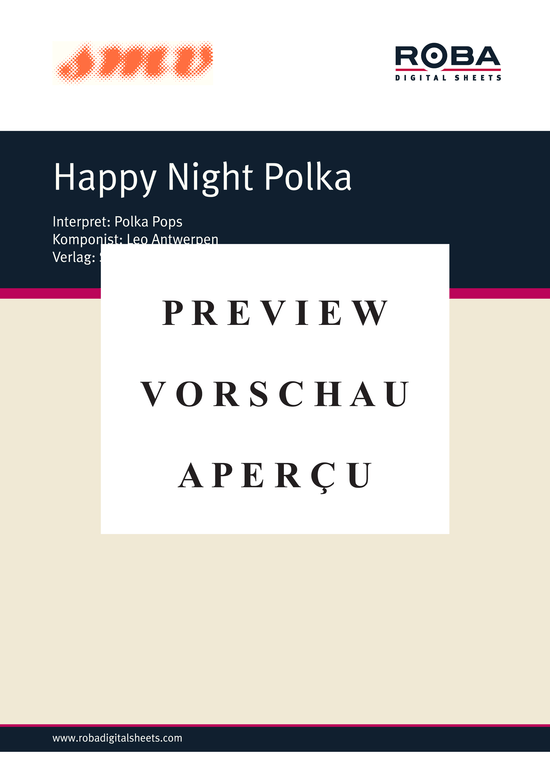 Product gallery: Page 2 of 3 Happy Night Polka , , Piano Solo