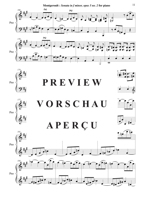 Product gallery: Page 12 of 21 Sonata in f minor, Opus 5 no. 2 , Horvath, Nicolas, Piano Solo
