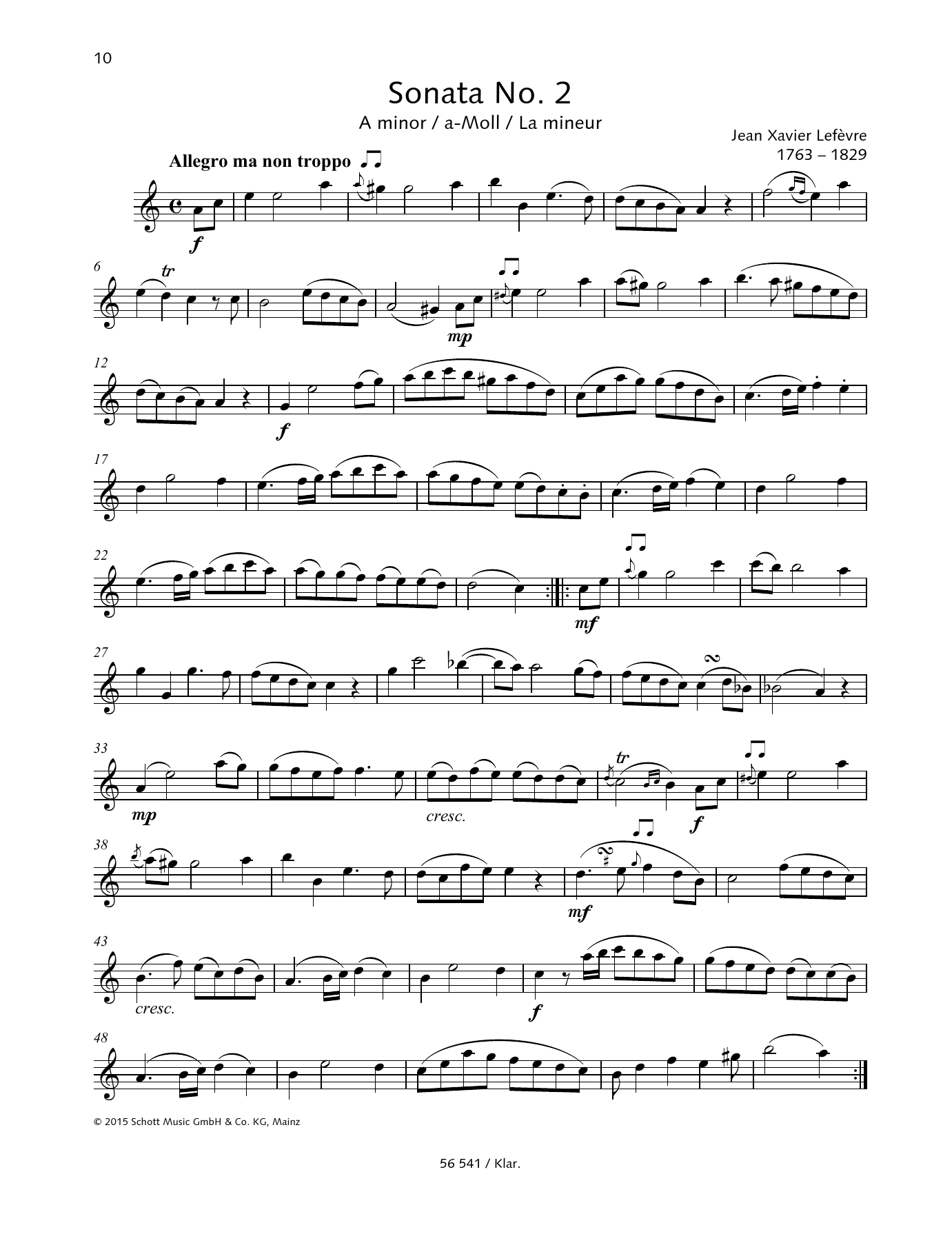 Product picture to: Sonata No. 2