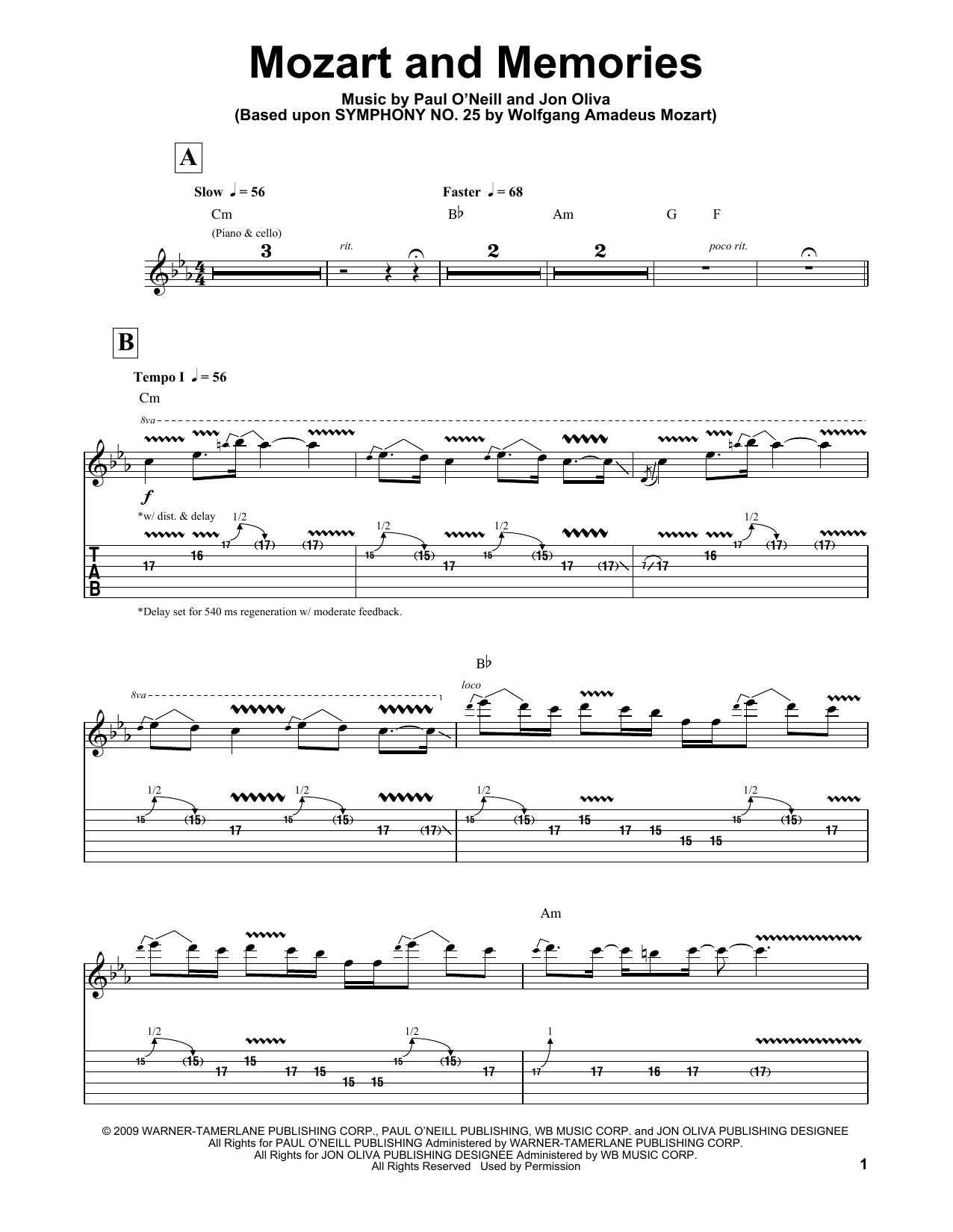 Product gallery: Page 1 of 1 Mozart and Memories, Trans-Siberian Orchestra