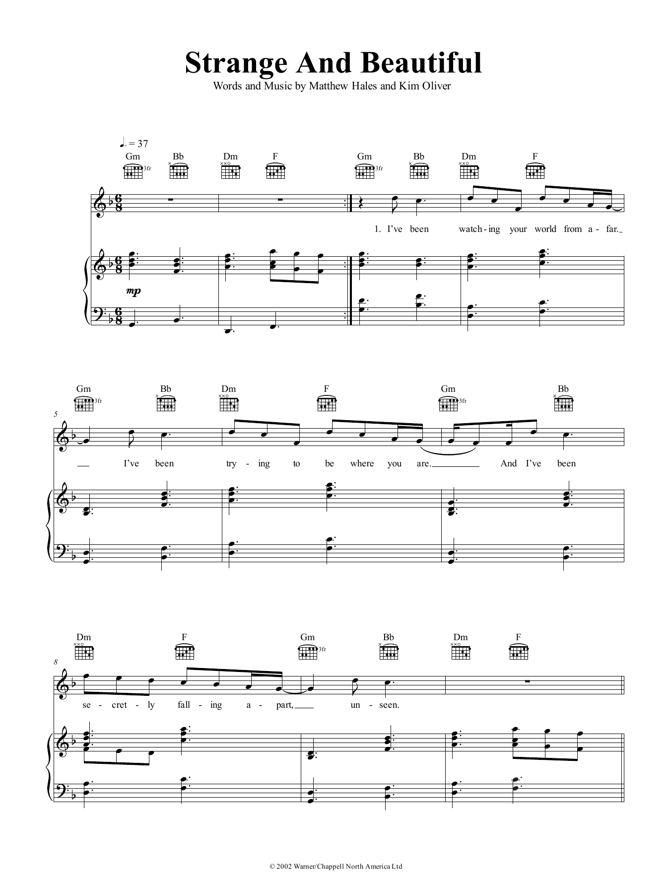Produktgalerie: Seite 1 von 1 Strange And Beautiful, Aqualung, Gesang, Gitarre, Klavier