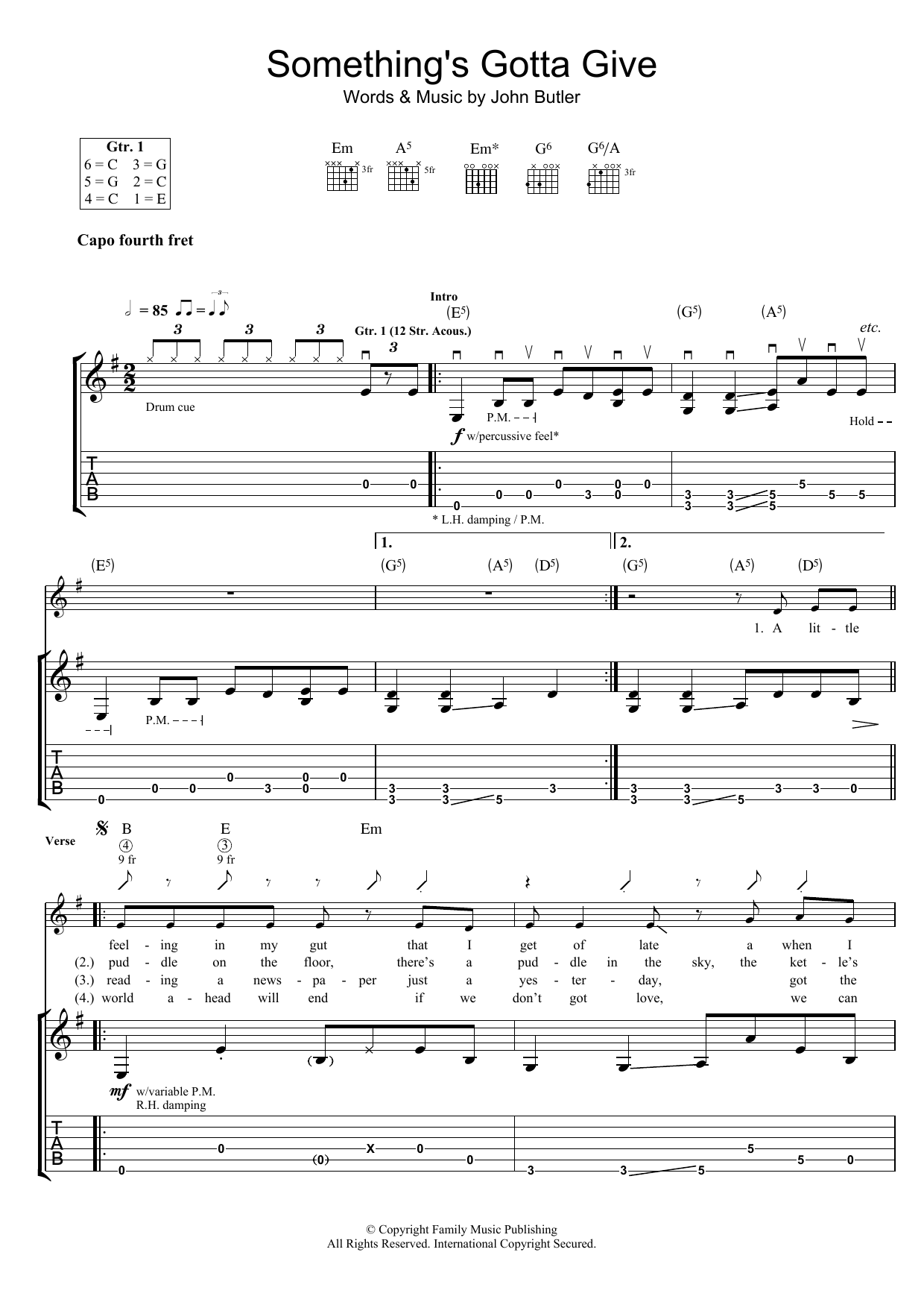 Product gallery: Page 1 of 1 Something's Gotta Give, John Butler