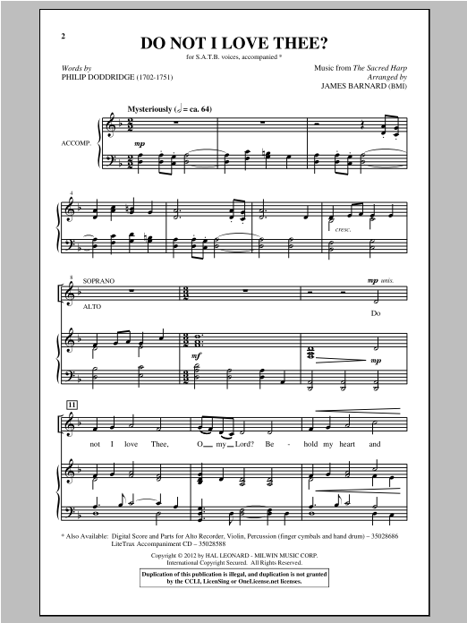 Produktbild zu: Do Not I Love Thee?