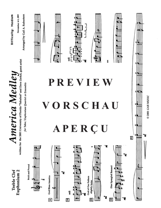 Product gallery: Page 17 of 21 American Medley , , (Tuba Quartett EETT)