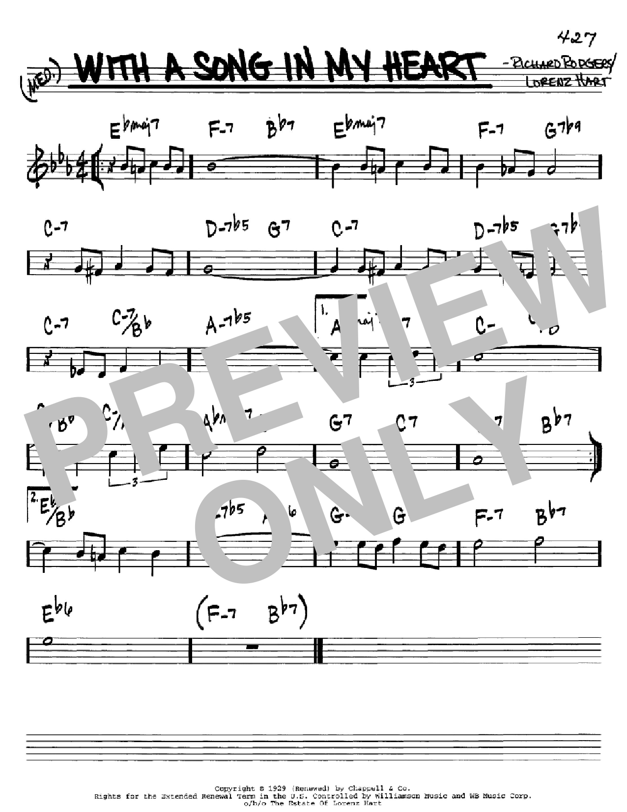Produktgalerie: Seite 1 von 1 With A Song In My Heart, Rodgers & Hart
