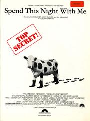 cover: Spend This Night With Me (from 'Top Secret'), Mike Moran