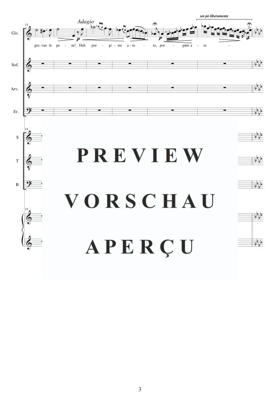 Produktgalerie: Seite 4 von 11 I Lombardi - (Act 2-VII-VIII-IX) Se vano è il pregare, , Gemischter Chor STB Soli und Klavier