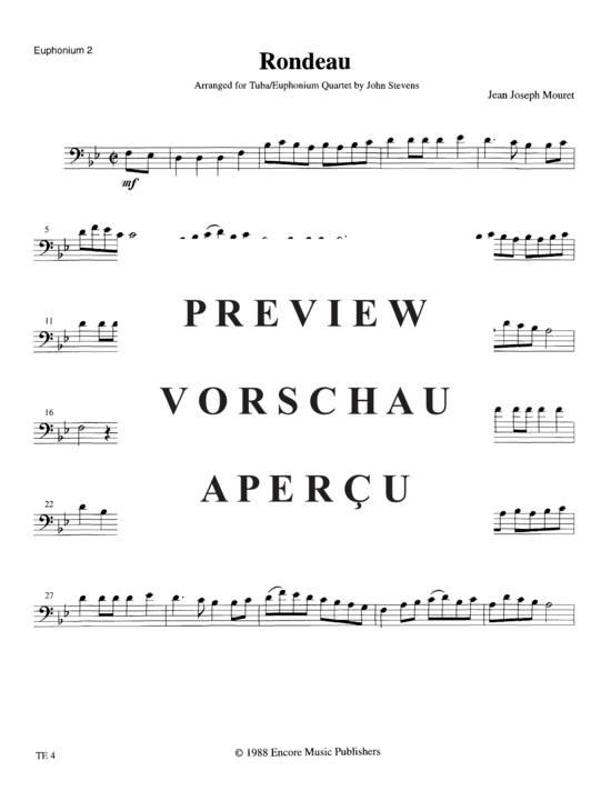 Product gallery: Page 9 of 13 Rondeau , , (Tuba Quartett EETT)