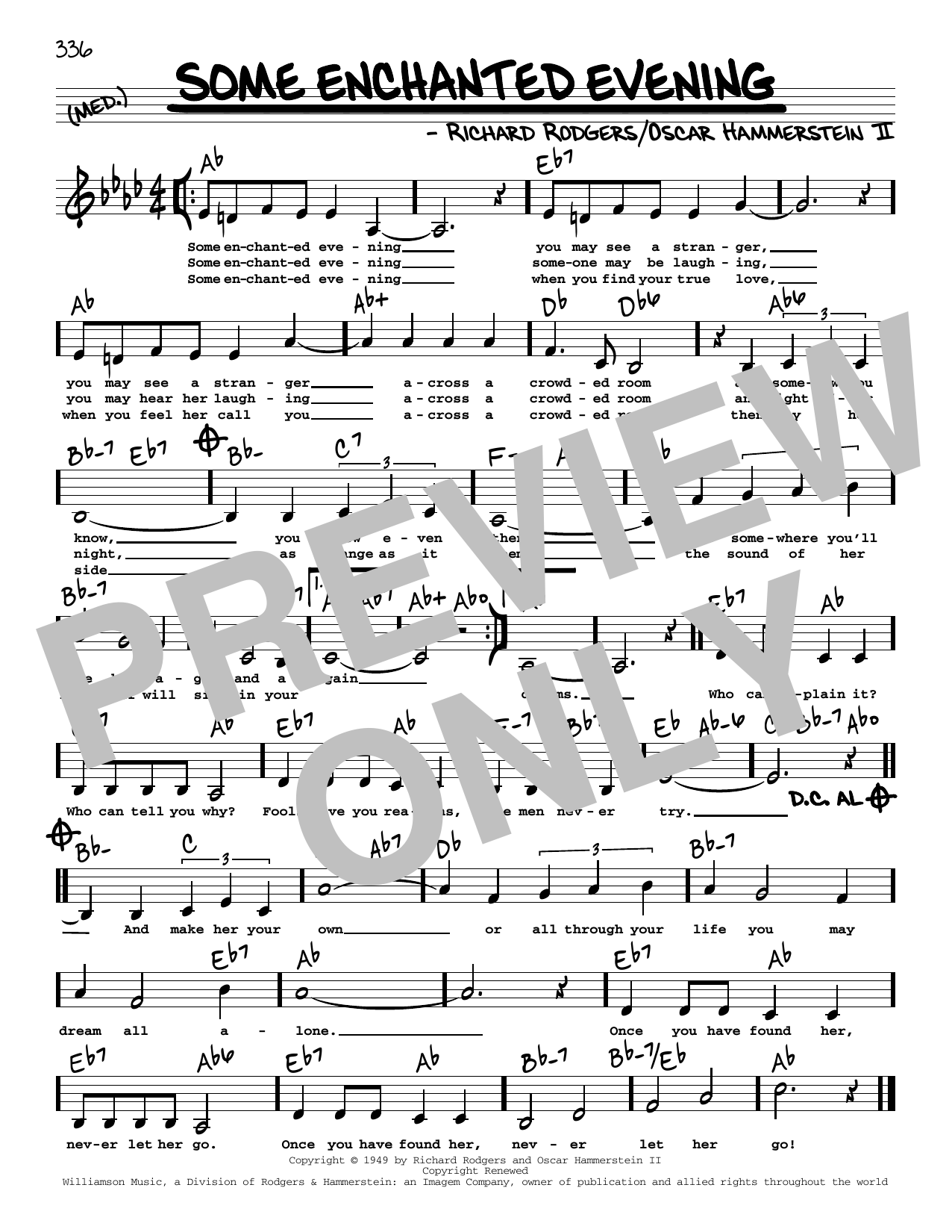 Produktbild zu: Some Enchanted Evening (from South Pacific) (Low Voice)