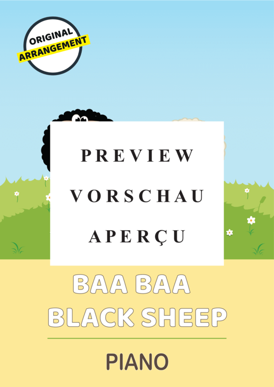 Produktgalerie: Seite 2 von 4 Baa Baa Black Sheep , , Klavier Solo