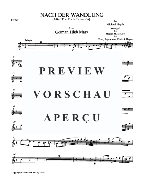 Product gallery: Page 11 of 11 After the Transformation, , Soprano/Flute, Horn and Organ