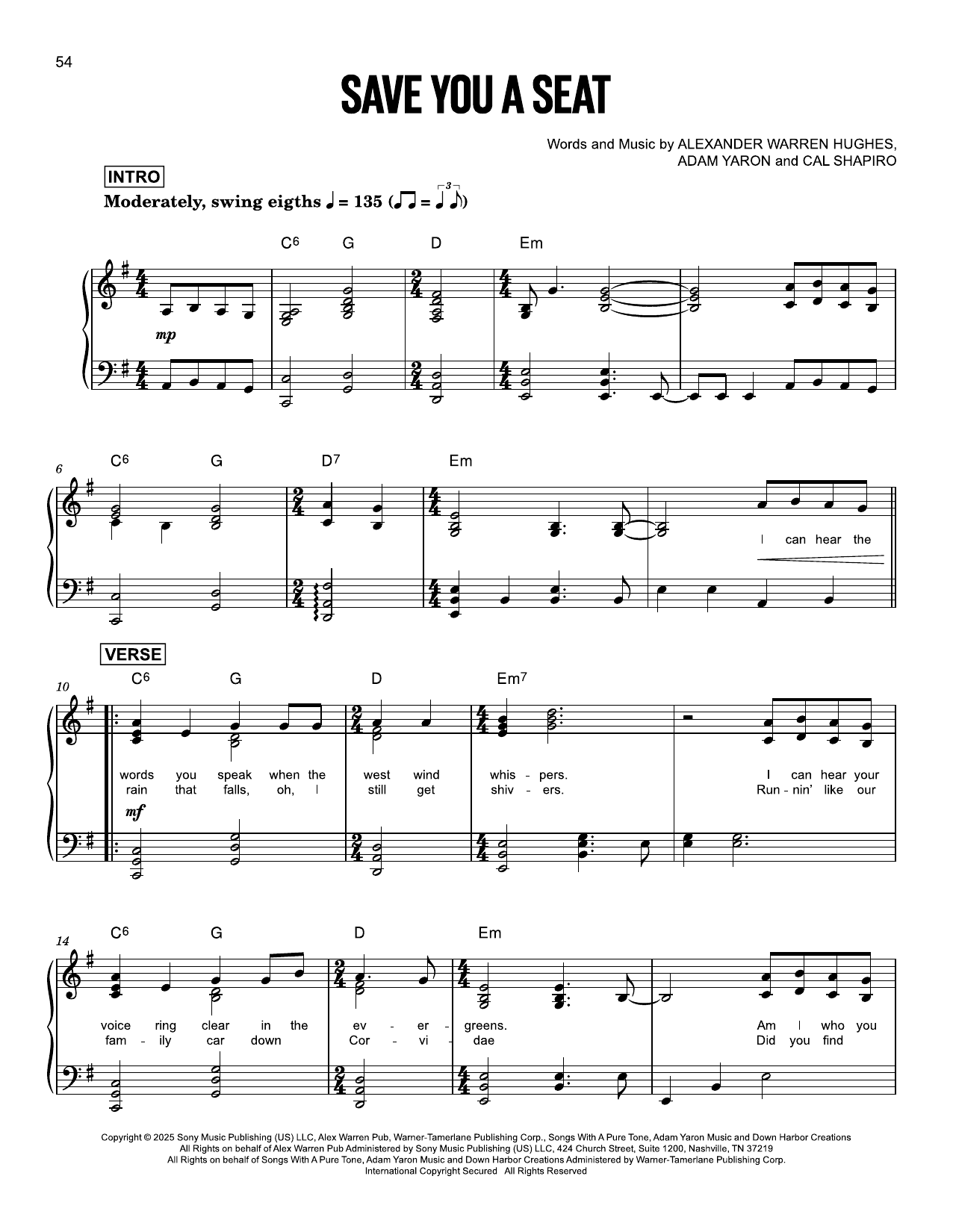 Produktgalerie: Seite 1 von 1 Save You A Seat, Alex Warren