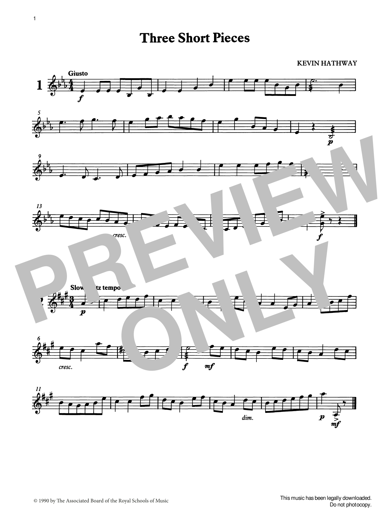 Produktgalerie: Seite 1 von 1 Three Short Pieces from Graded Music for Tuned Percussion, Book II, Ian Wright and Kevin Hathaway, Percussion