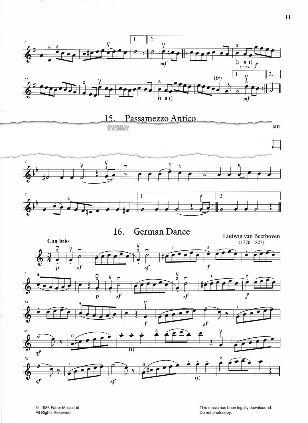 gallery: German Dance, Ludwig van Beethoven