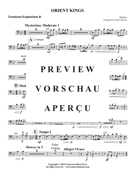 Produktgalerie: Seite 15 von 16 Orient Kings , , (Doppel Blechbläserquintett)
