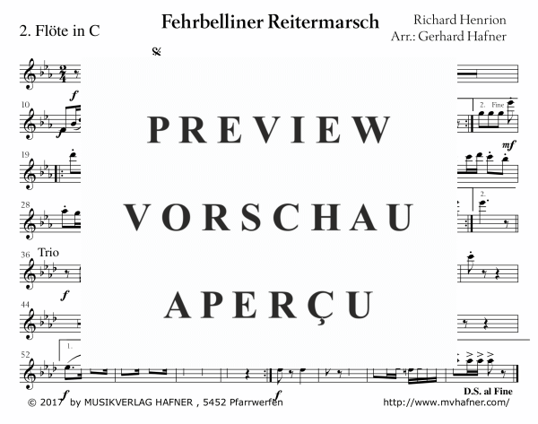 Product gallery: Page 11 of 11 Fehrbelliner Reitermarsch, , (large wind orchestra)
