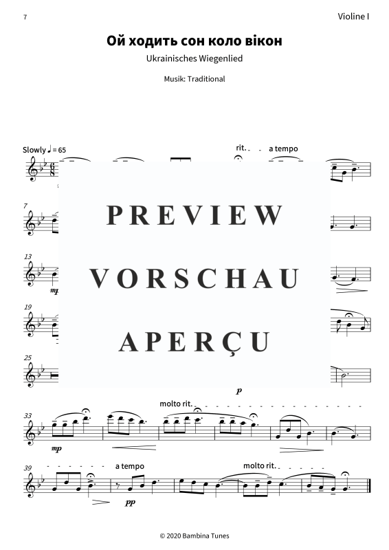 gallery: Drei Wiegenlieder aus aller Welt, , String quartet