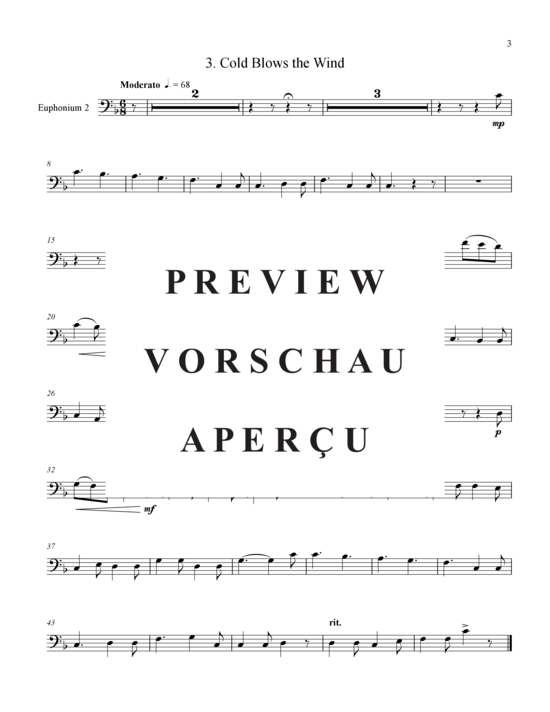Product gallery: Page 13 of 21 English Folksong Suite, An , , (Tuba Quartet: 2x Baritone, 2xTuba)