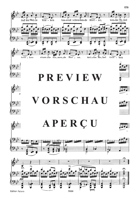 Product gallery: Page 5 of 5 Auf dem See D.543, , Low Voice and Piano