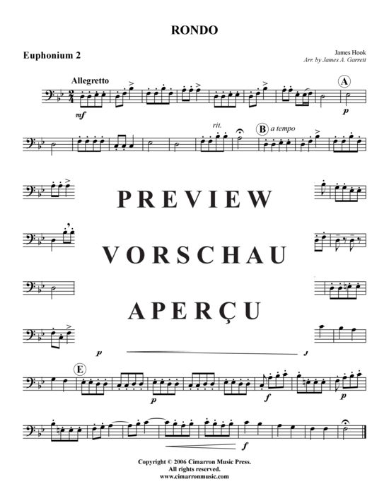 Product gallery: Page 6 of 9 Rondo , , (Tuba Quartet: 2x Baritone, 2xTuba)
