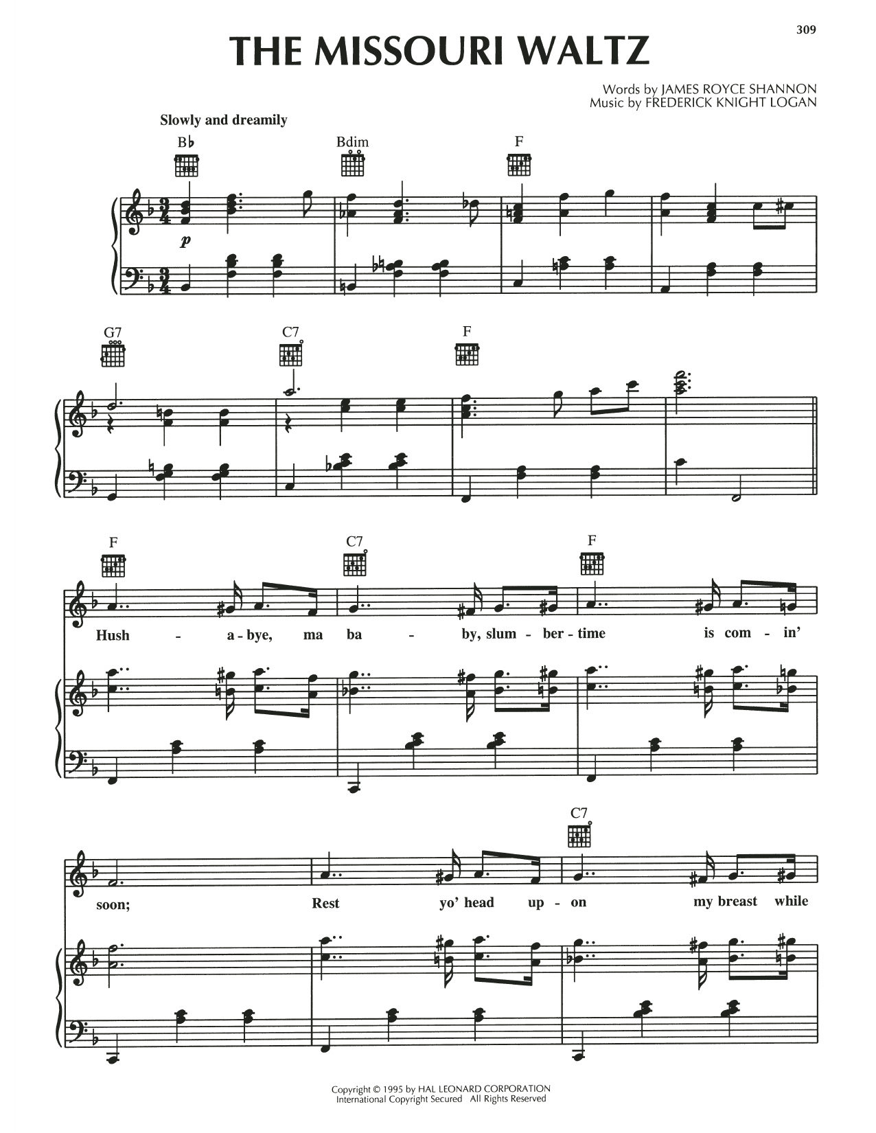 Product picture to: The Missouri Waltz