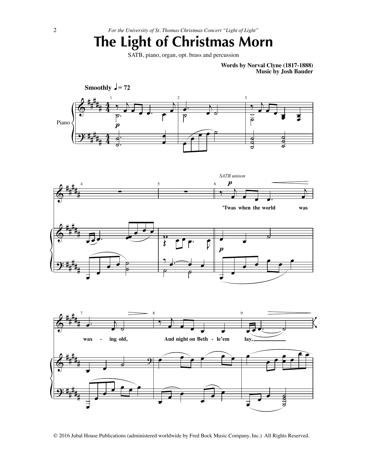Produktbild zu: The Light of Christmas Morn