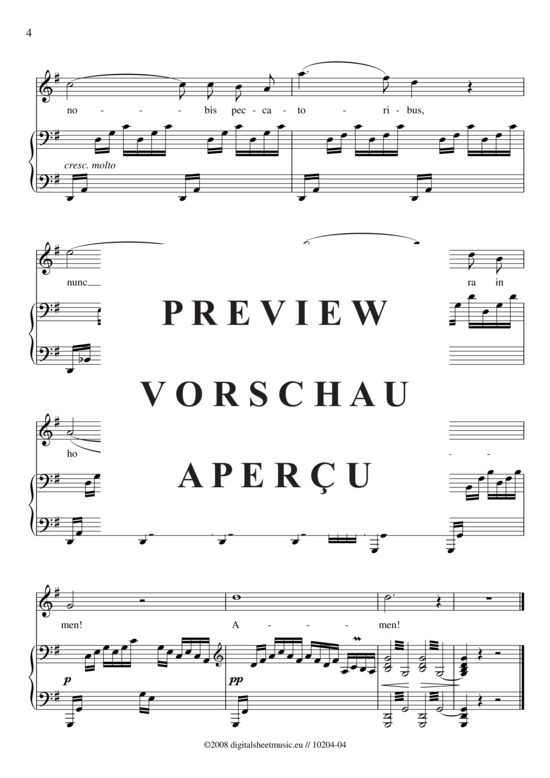 Product gallery: Page 5 of 5 Ave Maria hoch , , (d´ - h´´)