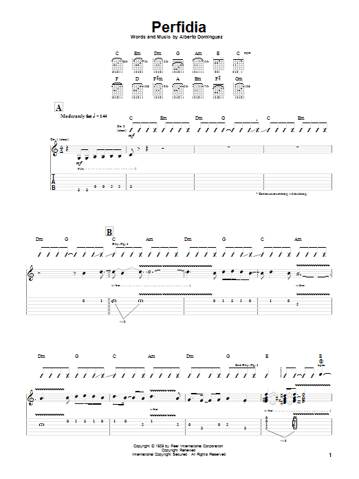 Product picture to:  Perfidia - Alberto Dominguez