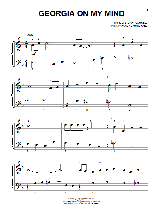 Product picture to:  Georgia On My Mind - Ray Charles