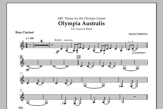 Produktbild zu:  Olympia Australis (Concert Band) - Bass Clarinet - 