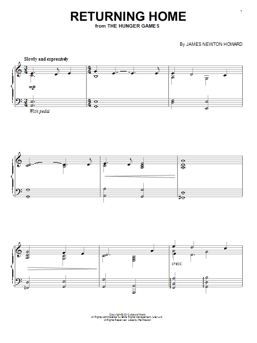 Product gallery: Page 1 of 1 Returning Home, James Newton Howard