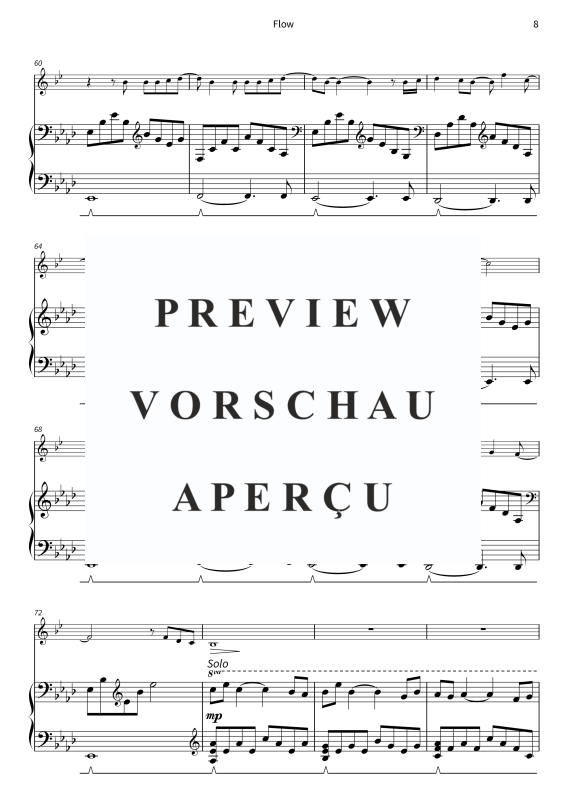 gallery: Flow - Gentle Melodies for Weddings, Church, and Other Occasions, , Trompete in B und Klavier