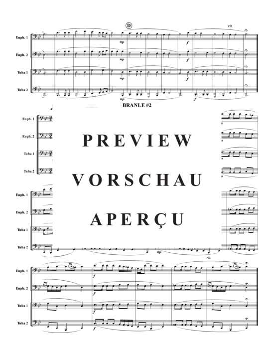 Product gallery: Page 3 of 17 Drei Stücke von P. Attaignant , , (Tuba Quartet: 2x Baritone, 2xTuba)