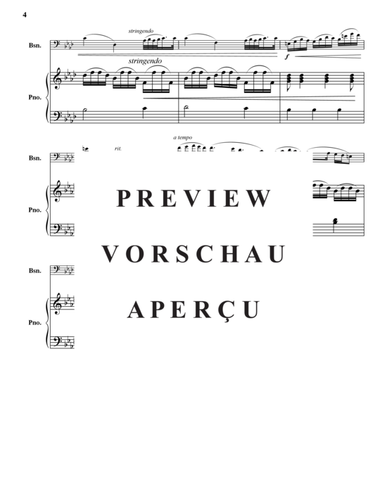 Product gallery: Page 5 of 6 Dance of the Blessed Sprits , , (bassoon + piano)