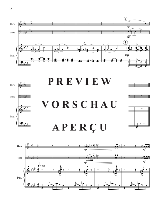 Product gallery: Page 16 of 21 Suite , , (horn, tuba + piano)