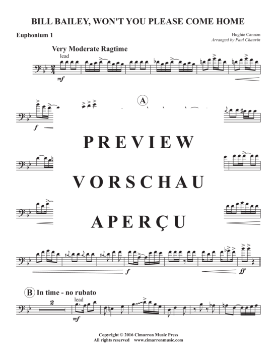 Product gallery: Page 6 of 17 Bill Bailey, Won´t You Please Come Home , , (Tuba Quartett EETT)