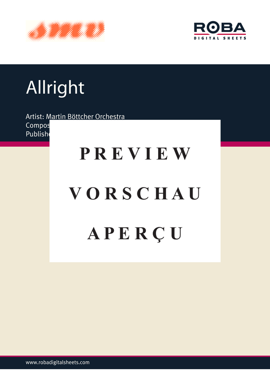 Product gallery: Page 2 of 2 Allright , , Piano Solo