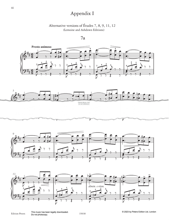 Produktgalerie: Seite 1 von 1 Etude in D major, Adolph von Henselt, Klavier
