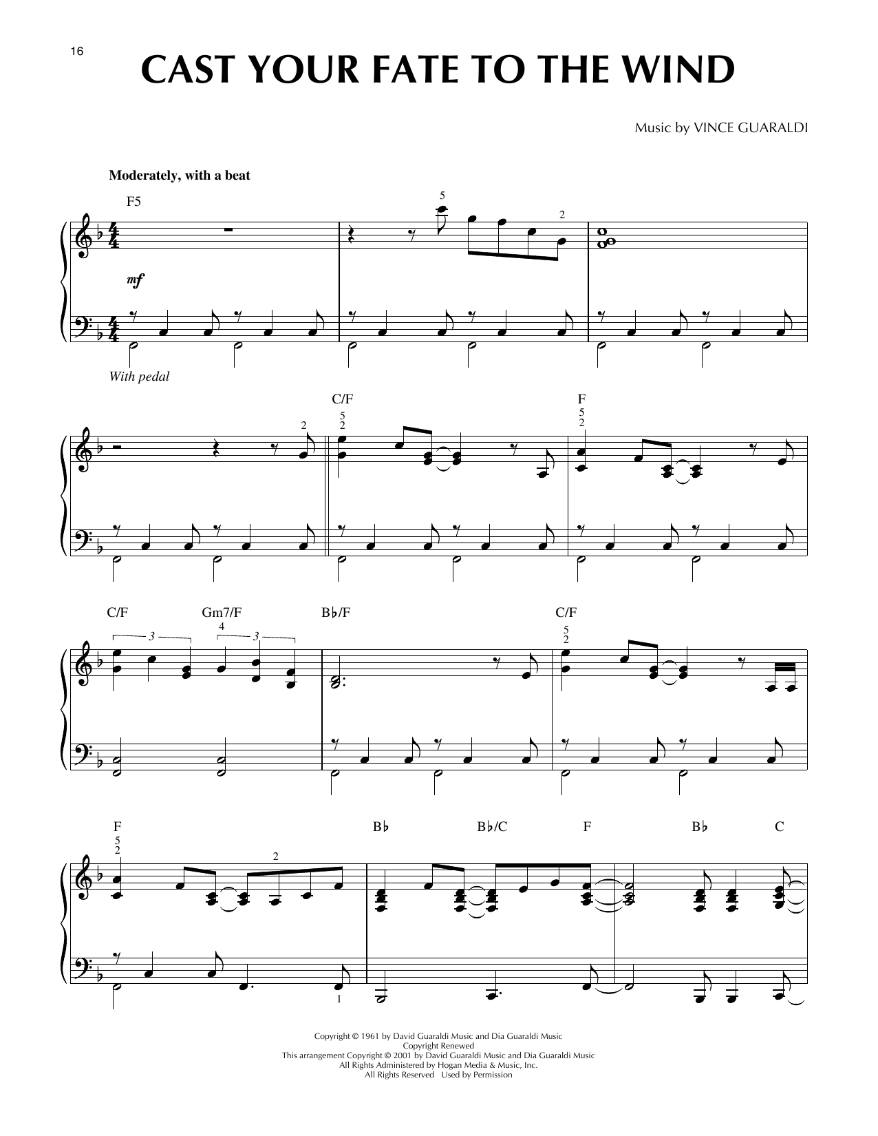 Produktbild zu: Cast Your Fate To The Wind (arr. Brent Edstrom) [Jazz version]