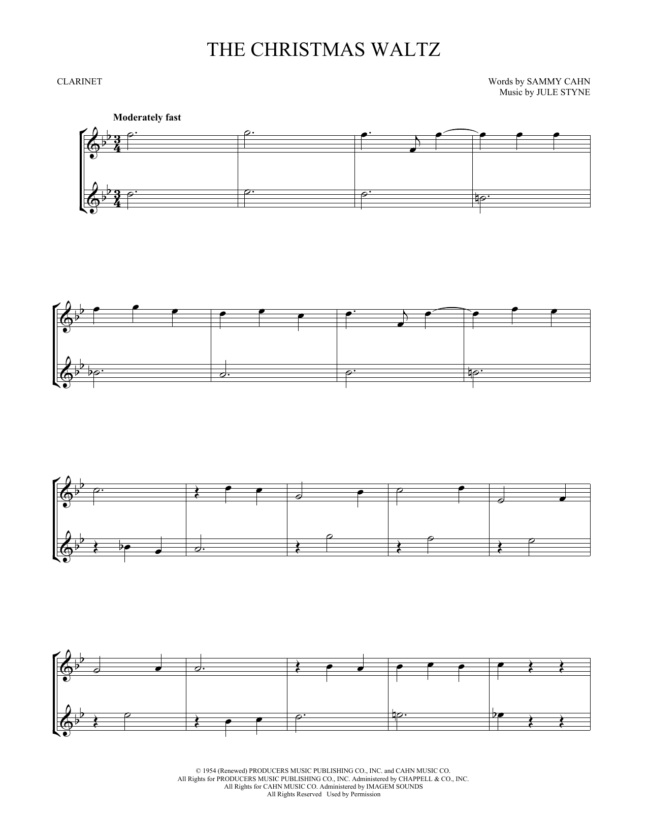 Product gallery: Page 1 of 1 The Christmas Waltz, Jule Styne
