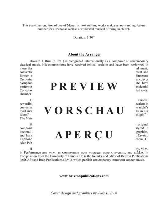 Produktgalerie: Seite 3 von 11 Ave Verum Corpus , , (Blechbläserquartett TTHP)