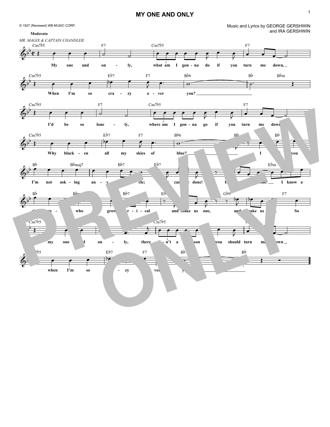 Produktbild zu: My One And Only