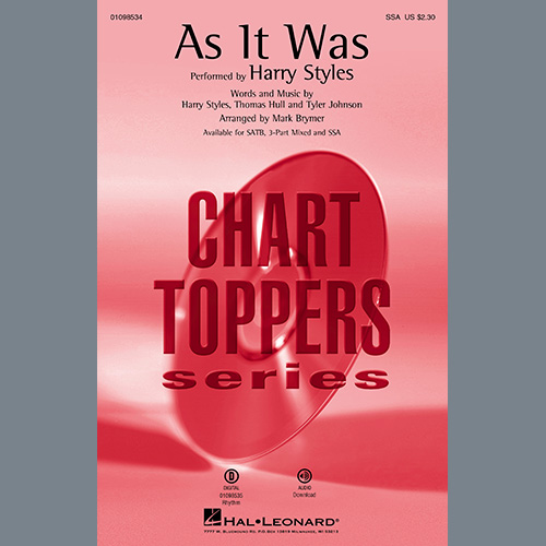 Produktbild zu: As It Was (arr. Mark Brymer)
