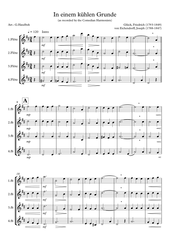 Produktbild zu: In einem kühlen GrundeGlück, Friedrich (1793-1849), von Eichendorff, Joseph (1788-1847)