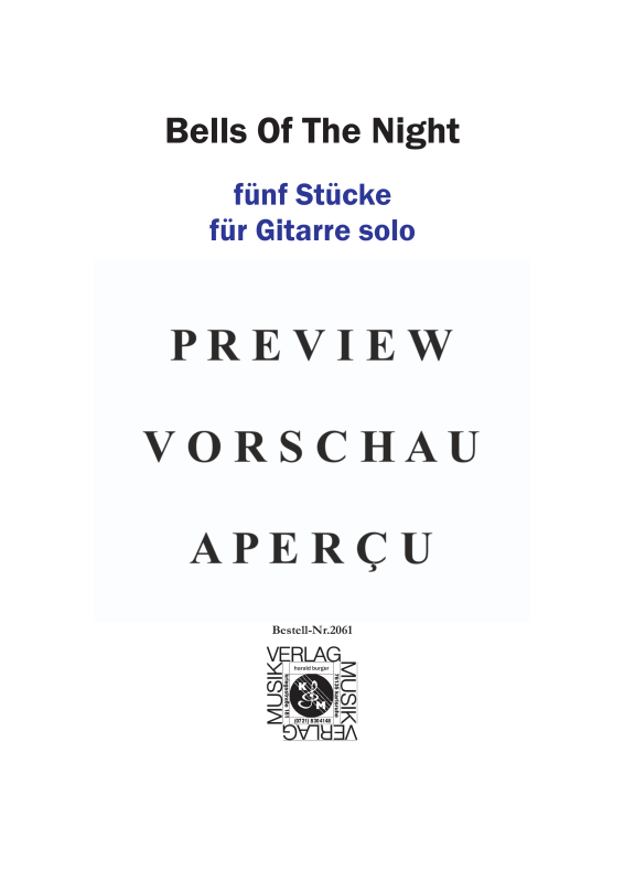 gallery: Bells of The Night, , (Gitarre Solo)