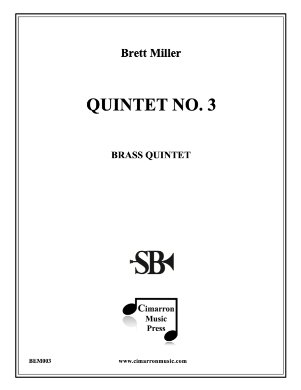Produktbild zu: Quintet No. 3Brett Miller