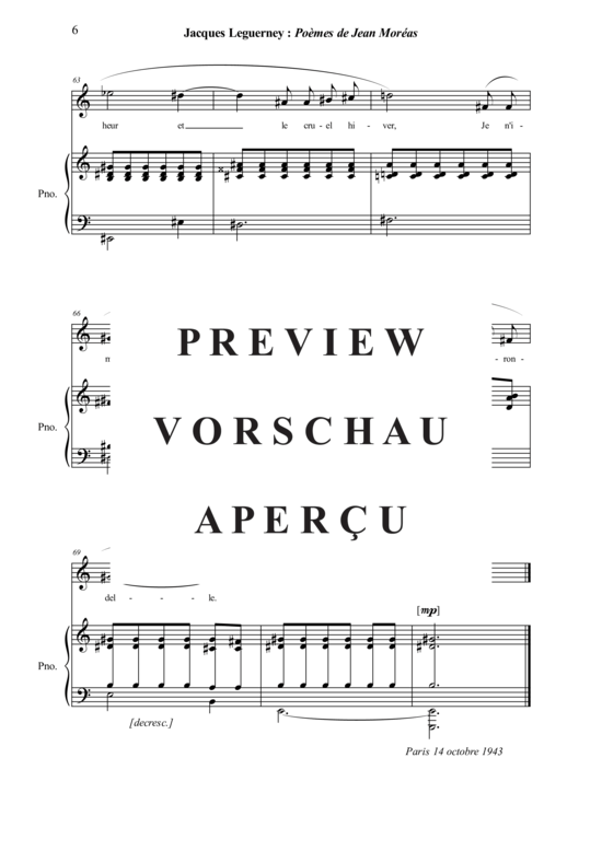 Product gallery: Page 11 of 18 Heureux qui, comme Ul-ysse , , (voice + piano)