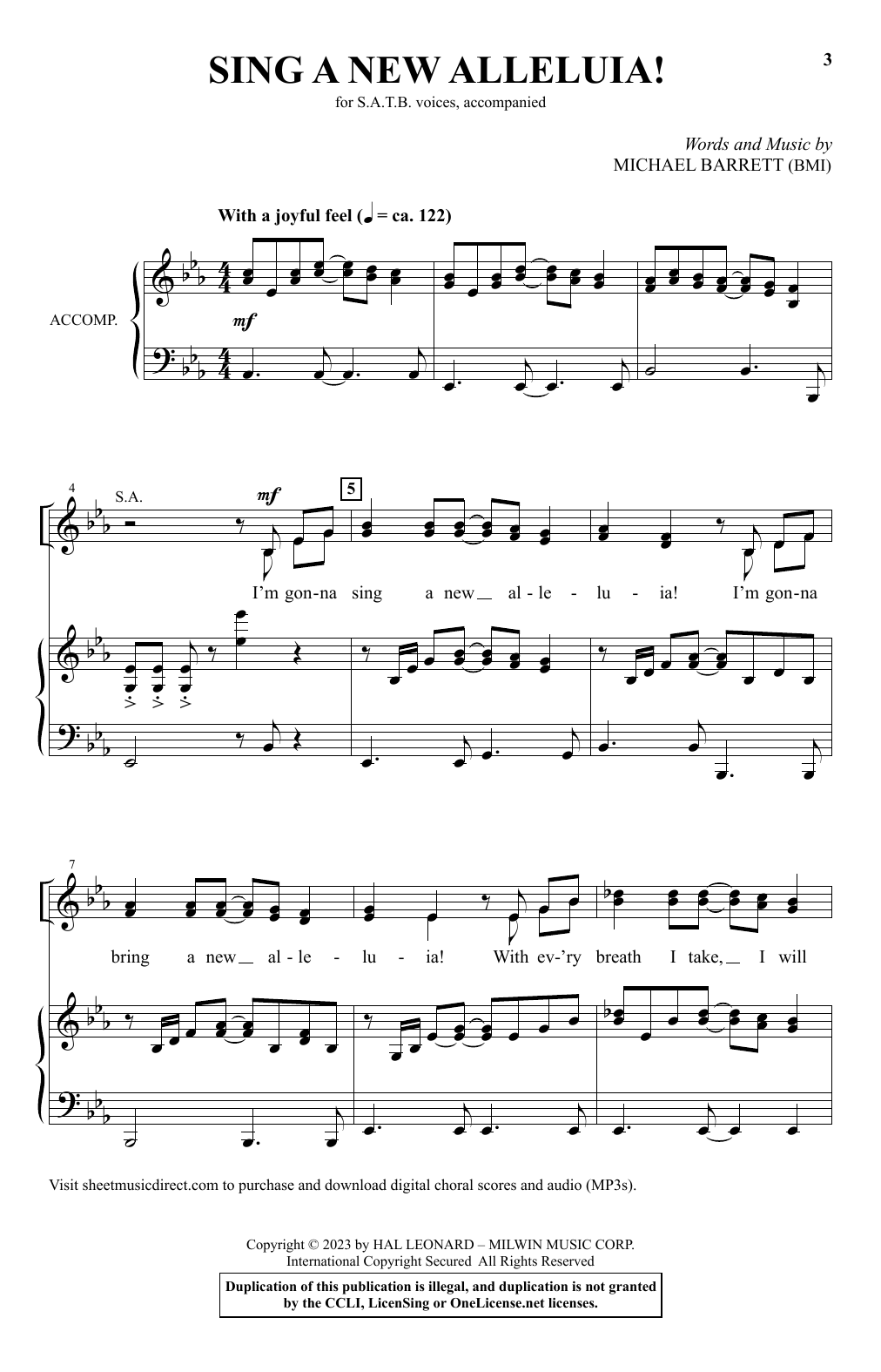 Produktbild zu: Sing A New Alleluia!