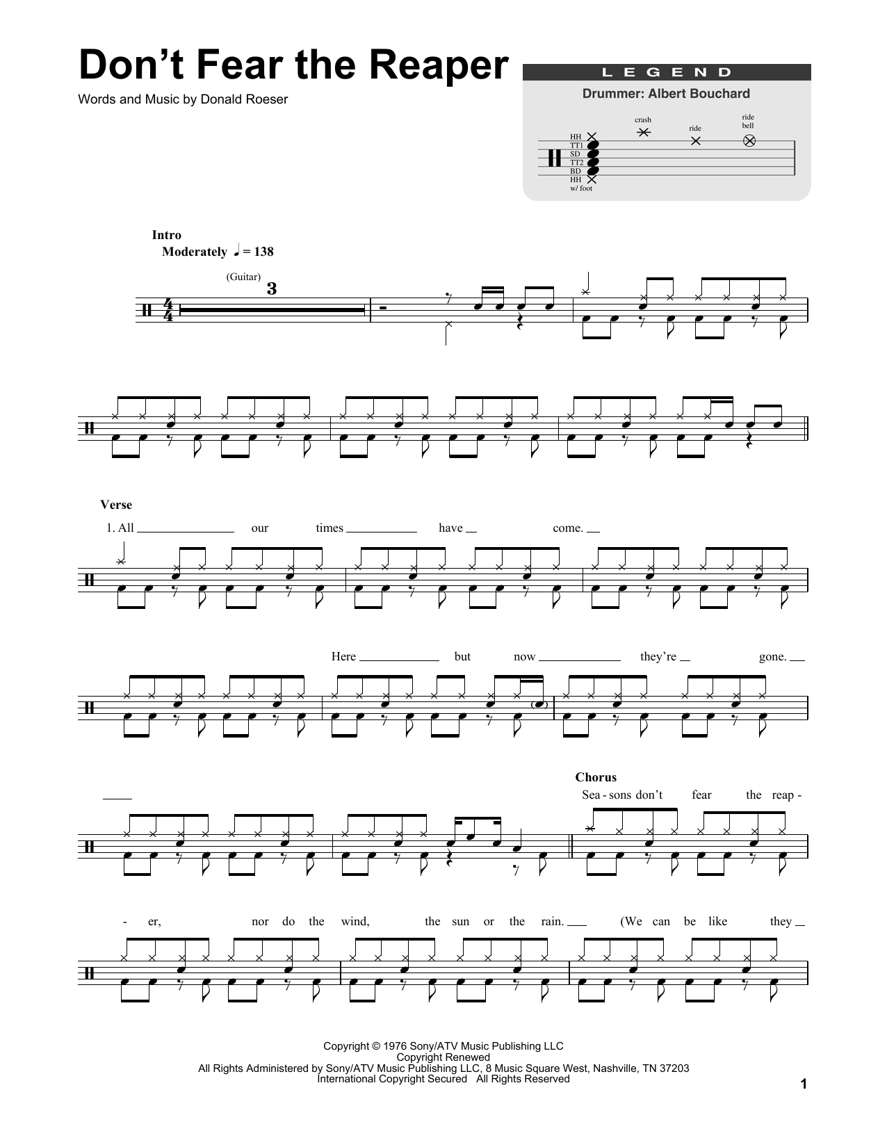 Product gallery: Page 1 of 1 Don't Fear The Reaper, Blue Oyster Cult