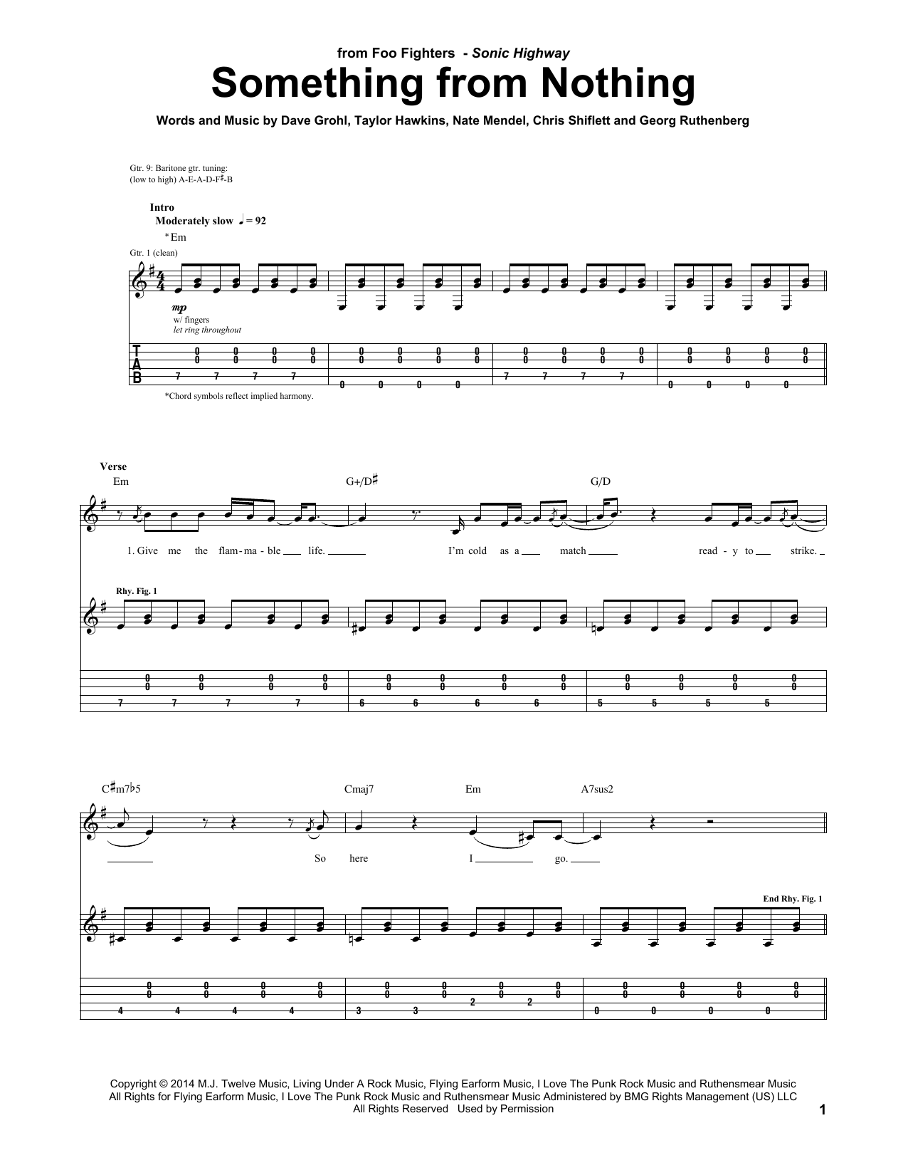 Product gallery: Page 1 of 1 Something From Nothing, Foo Fighters